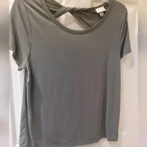 A New Day Women's Medium Khaki Tee - Picture 3 of 8